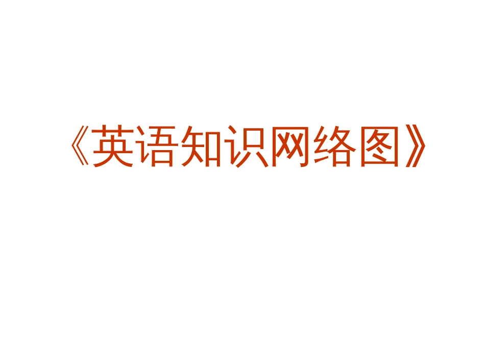 高考英语语法大全图表_第1页
