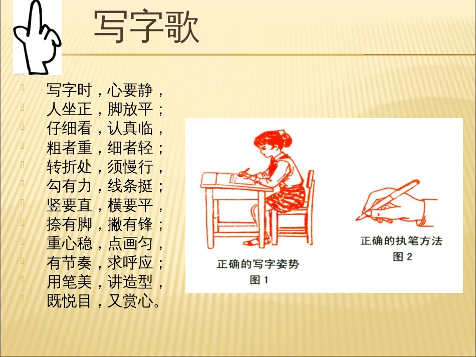 《独体字的书写要点》PPT课件_第1页