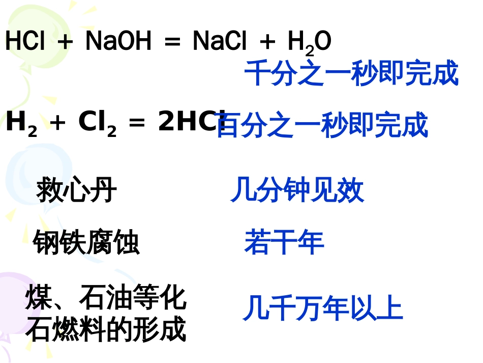 高中化学必修二化学反应速率和限度共50页共50页_第3页