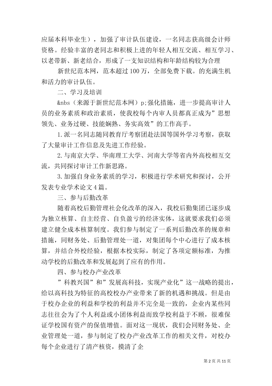 审计工作总结范文（五）_第2页