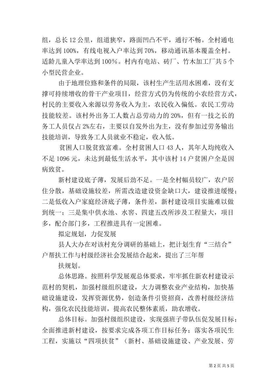 计生帮扶工作总结（四）_第2页