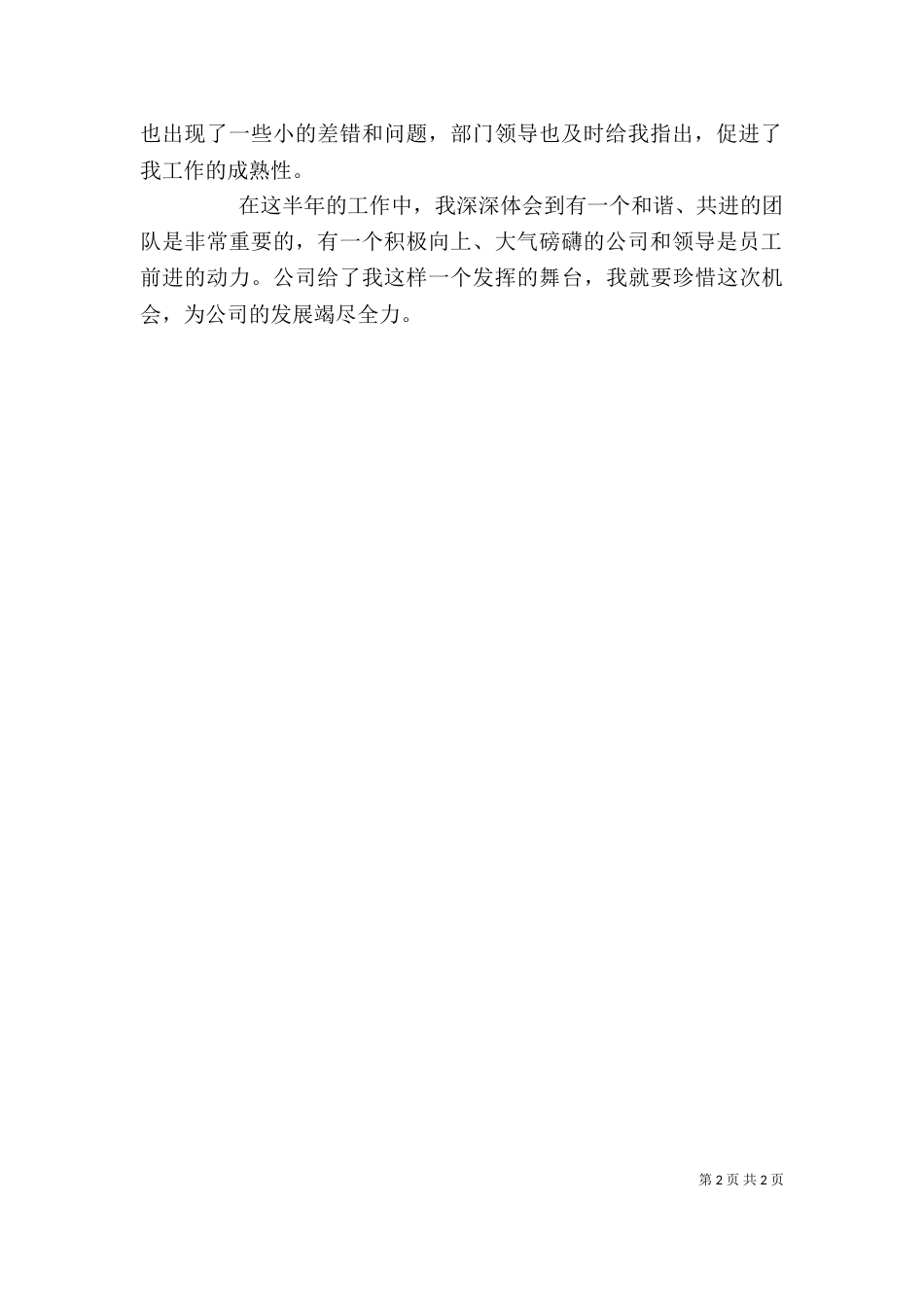 年中个人工作总结_第2页