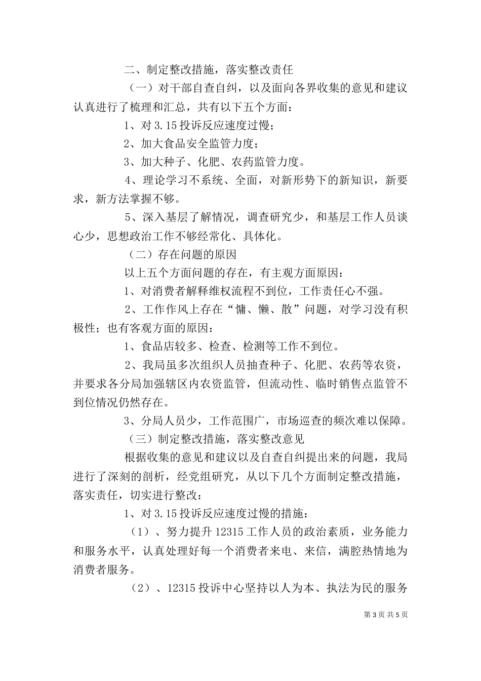 工商局自查自纠整改报告_第3页