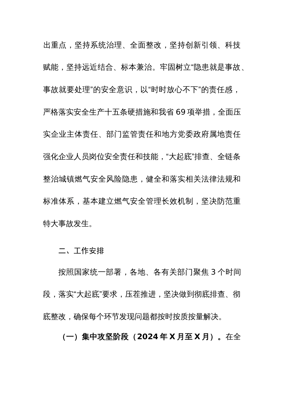 2024年城镇燃气安全专项整治工作实施方案参考范文_第2页