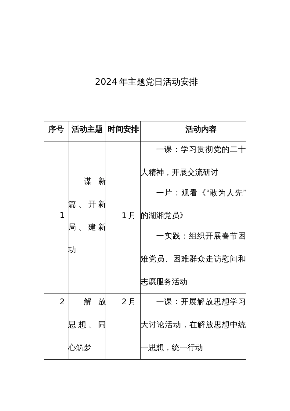 2024年支部主题党日活动计划安排范文两篇_第2页