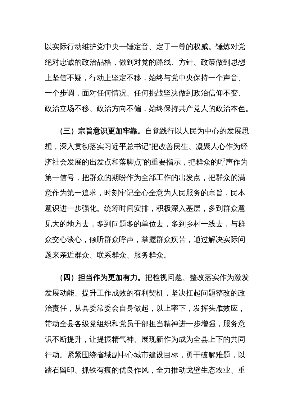 2023年度主题教育专题班子检视问题整改方案2篇合集_第3页