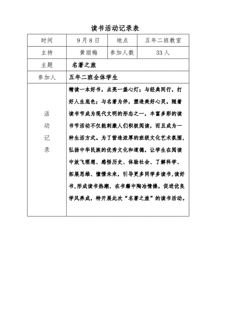 读书活动记录表(共17页)_第1页