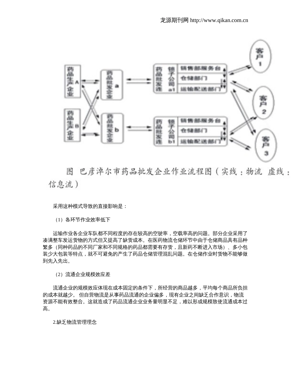 对发展现代化医药物流模式的思考_第2页