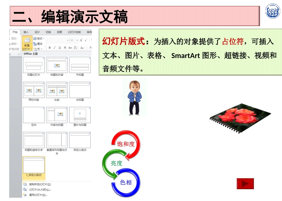 电子教案7演示文稿软件PowerPoint2010_第3页