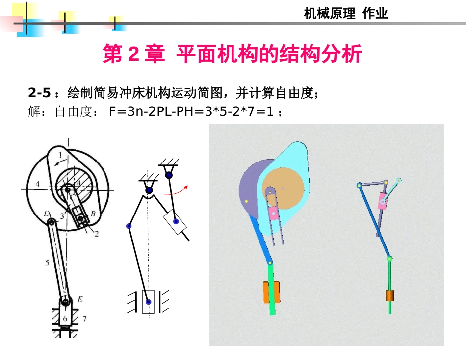 机械原理课后习题答案_第1页