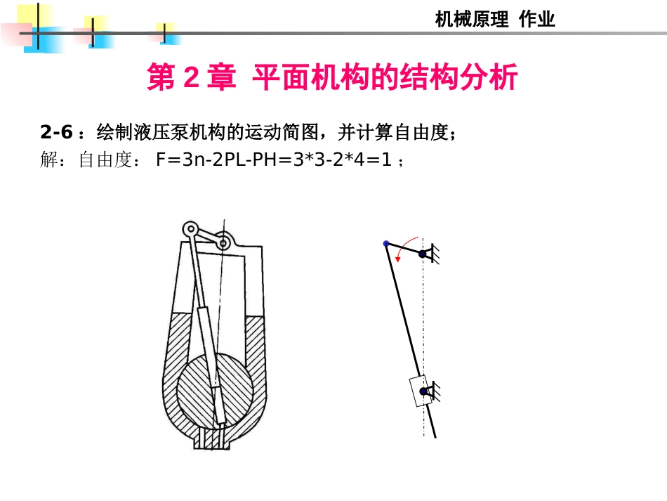 机械原理课后习题答案_第2页