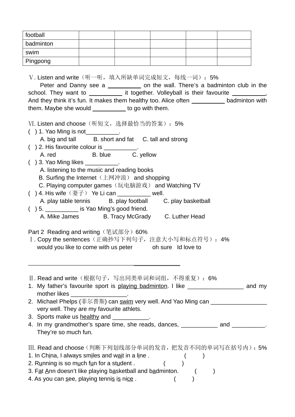 4BM2U1综合卷1(共7页)_第2页