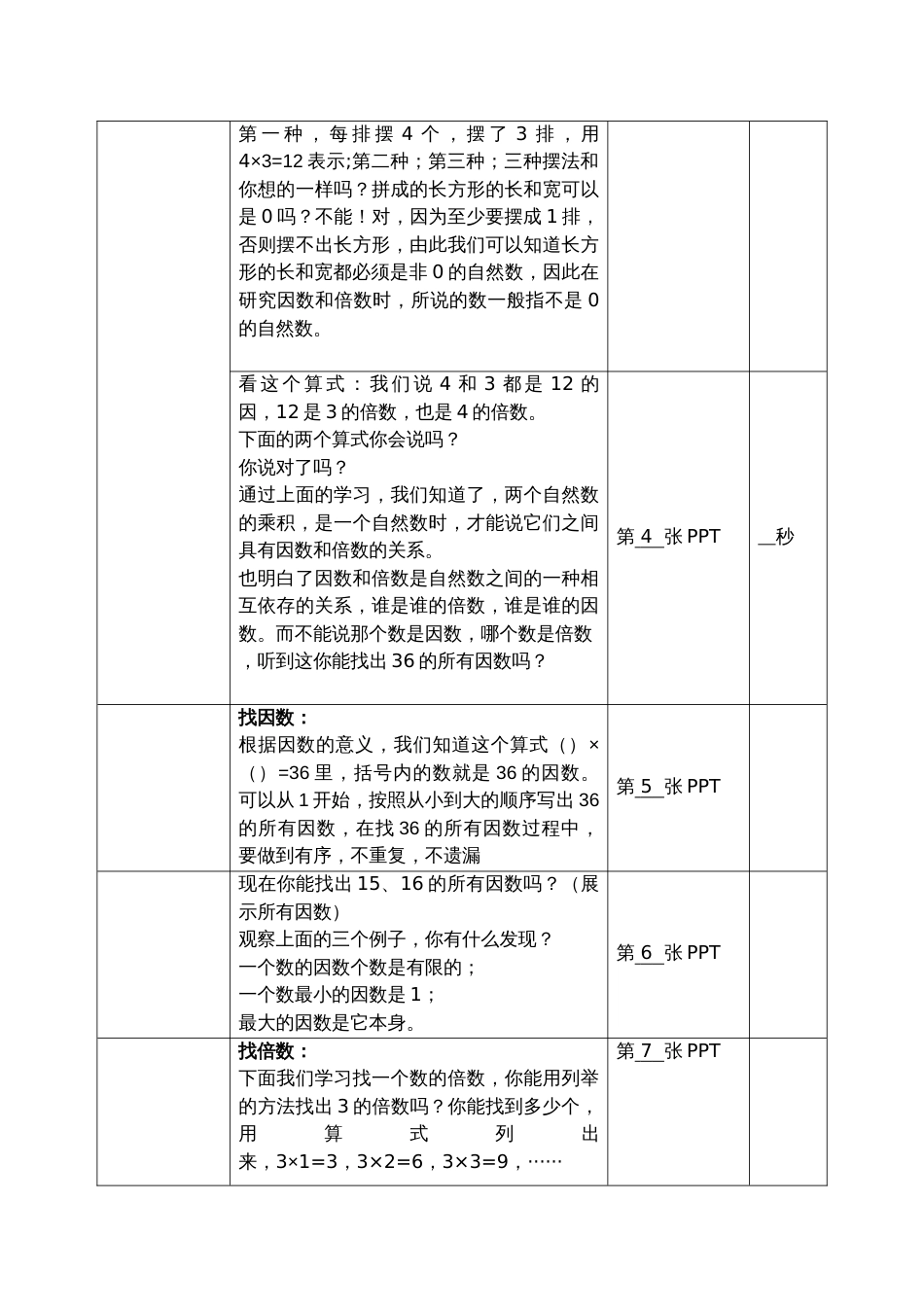 《因数与倍数的认识》微课脚本设计_第2页