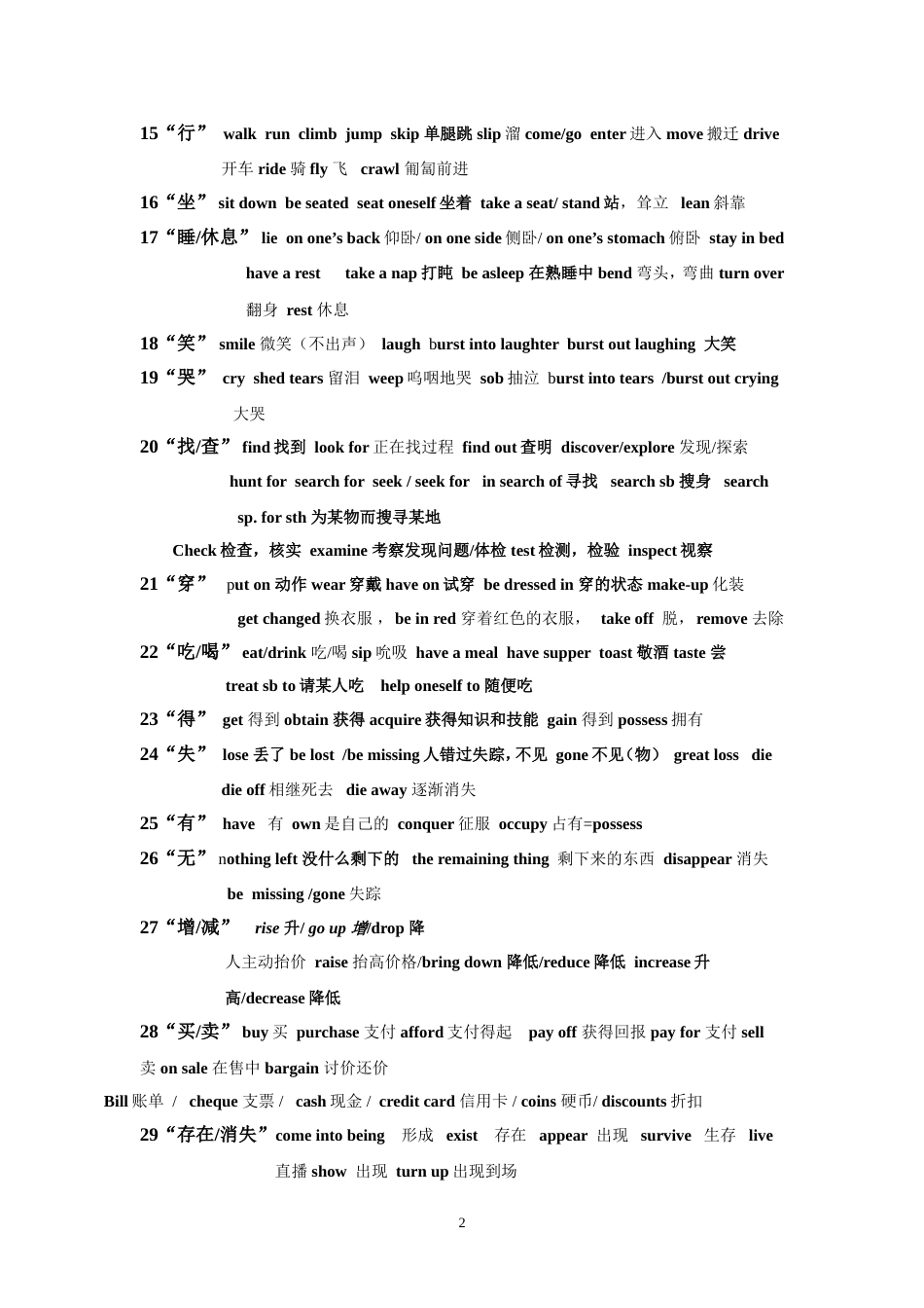 高考英语复习笔记_第2页
