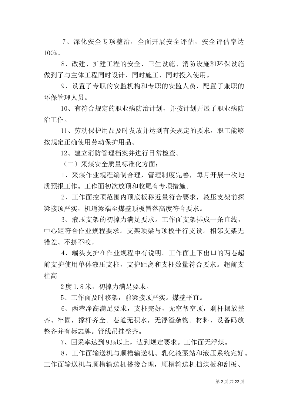 安全质量标准化自检报告_第2页