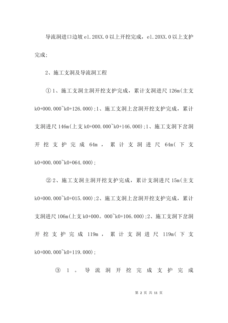 项目工作汇报格式_第2页