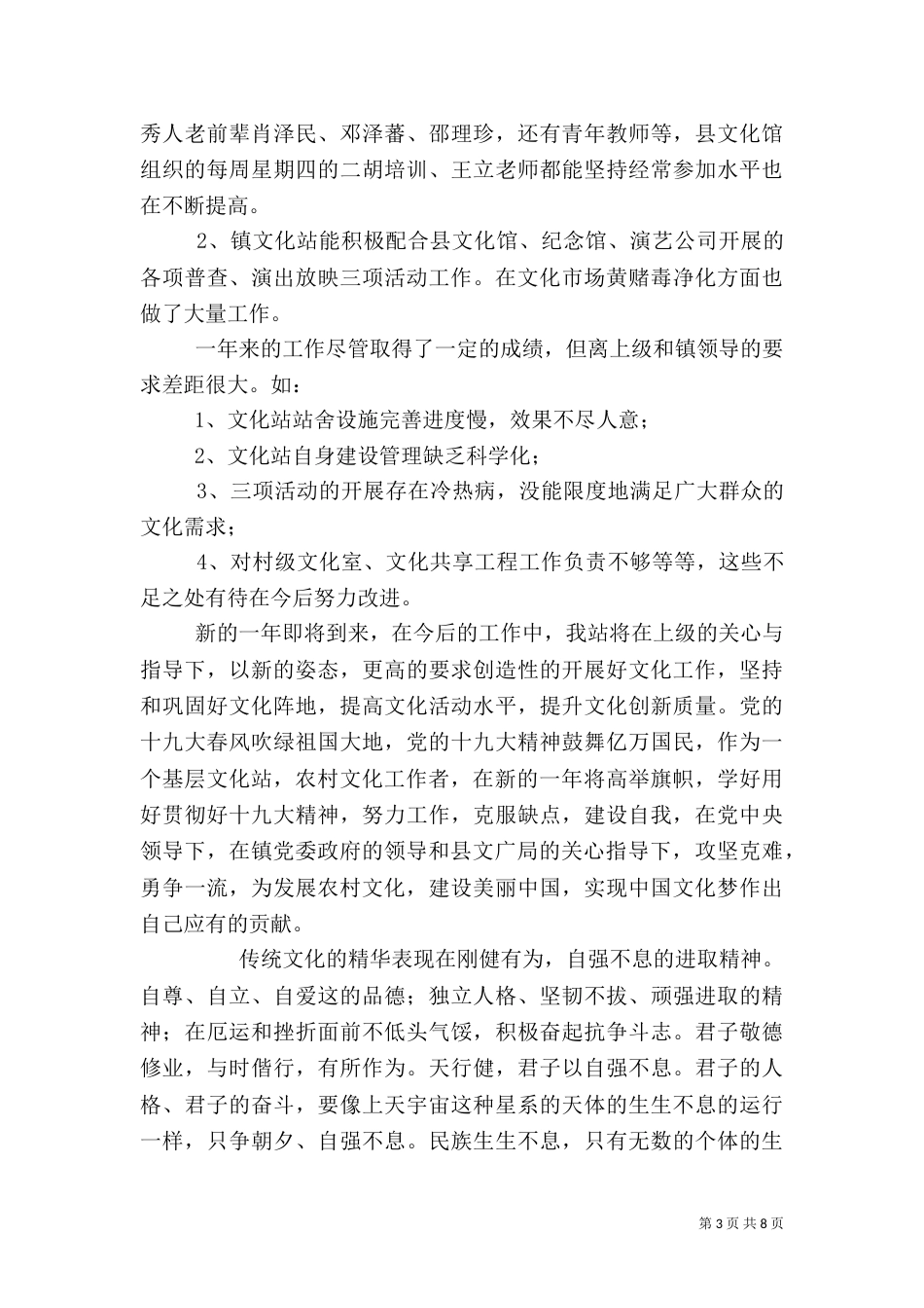 文化建设工作年度自查报告_第3页