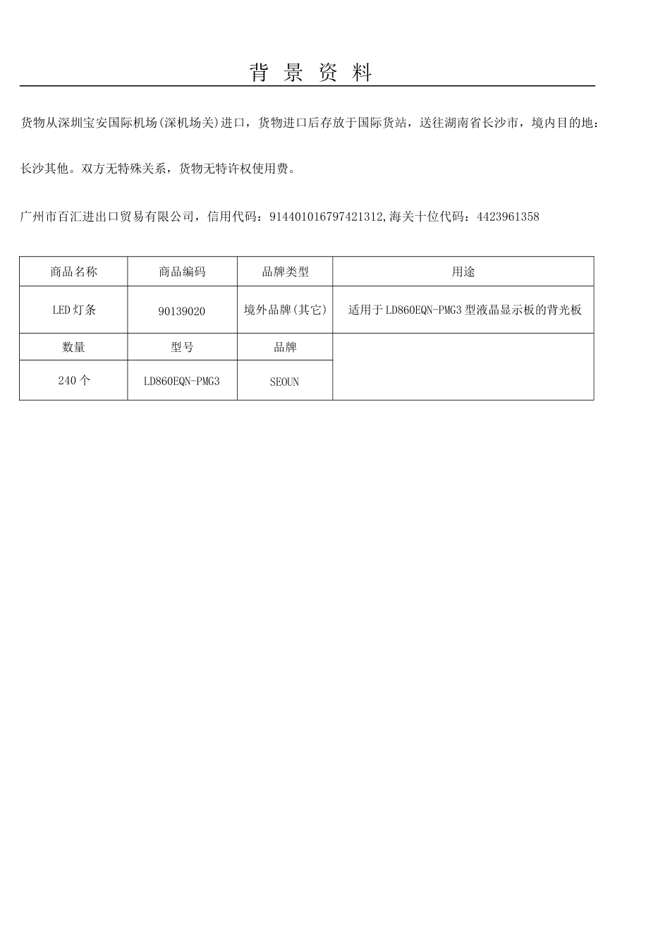 报关单填制与报关证质量监控（题库）进口报关单_第1页