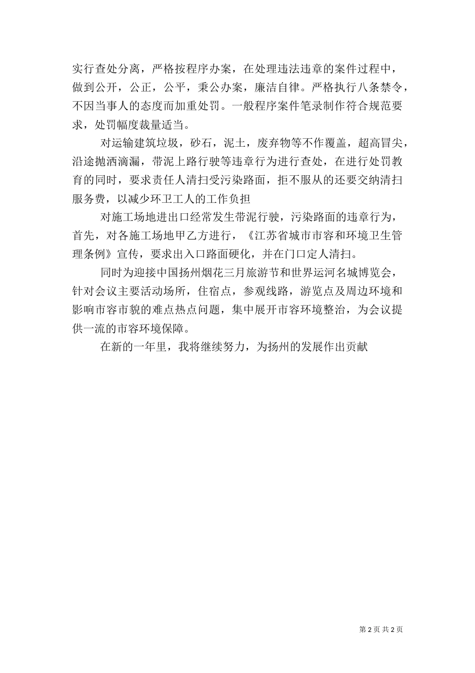 城管大队工作总结_第2页