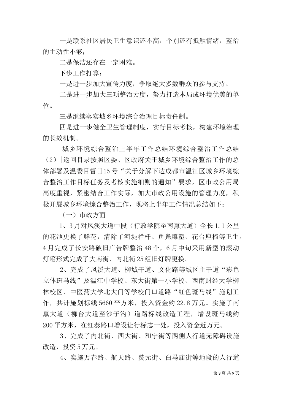 环境综合整治工作总结4篇_第3页