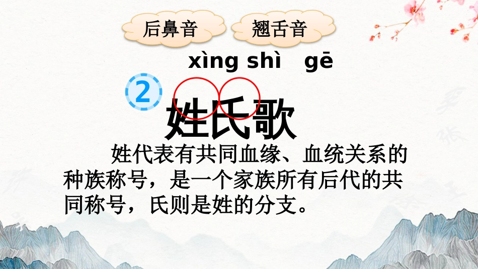 小学语文一年级下册-识字2 姓氏歌 课件_第3页