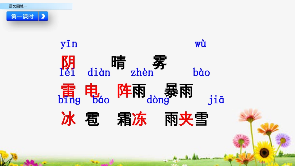 小学语文一年级下册-语文园地一PPT_第2页