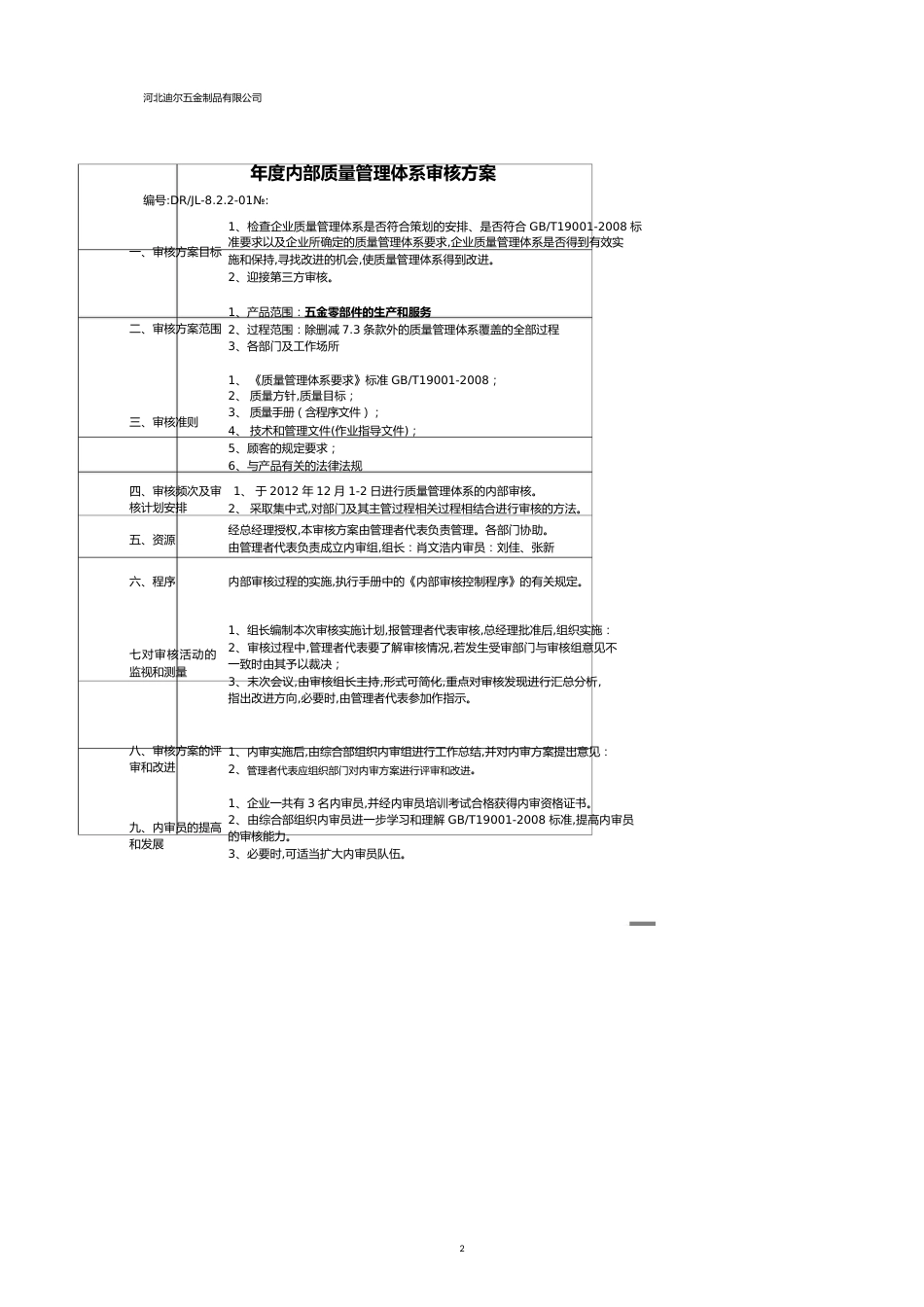 质量管理体系认证内审讲义_第2页