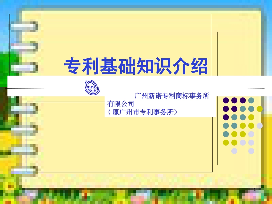 专利基础知识介绍1_第1页