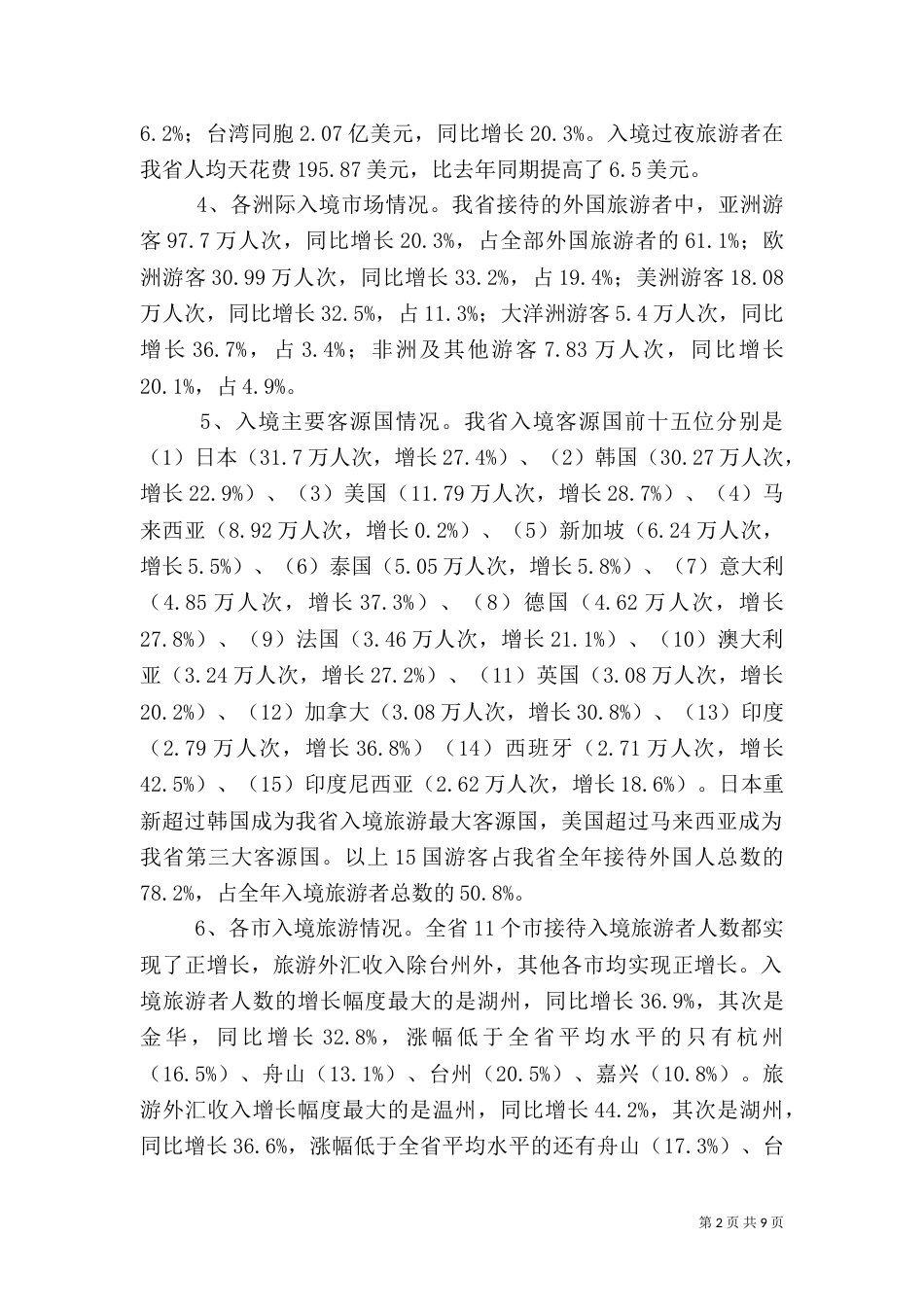 旅游工作总结计划(新)_第2页