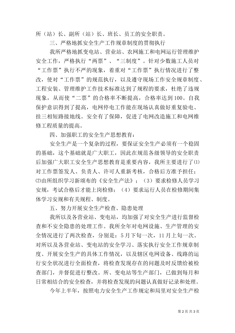 电管所安全生产工作总结_第2页