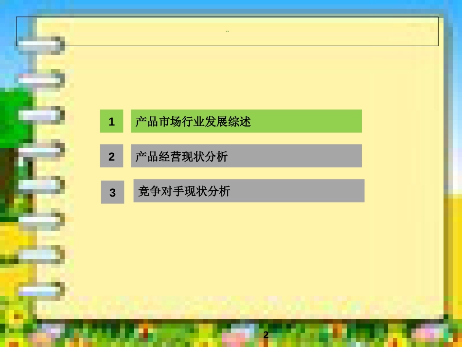 最新市场分析报告模板_第2页
