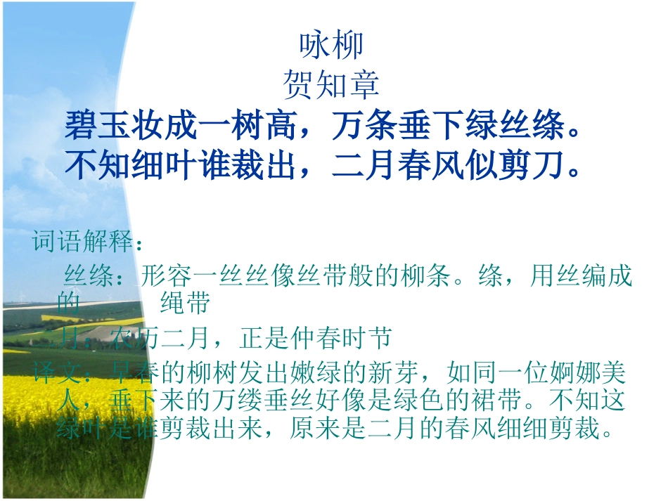 咏物诗——巩固练习答案_第1页