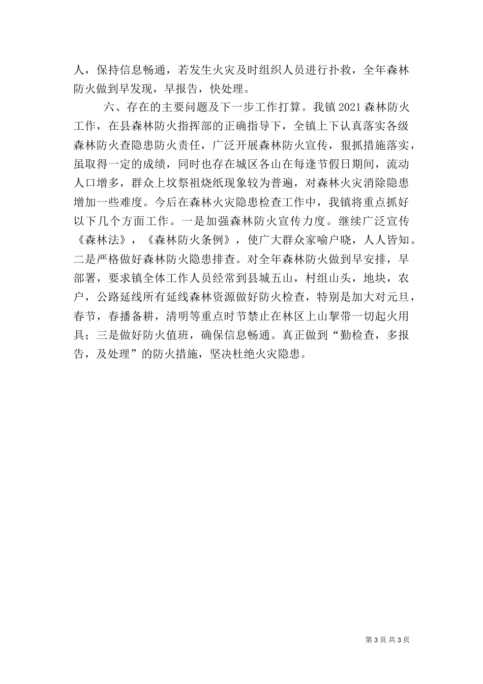 森林防火自查报告（二）_第3页