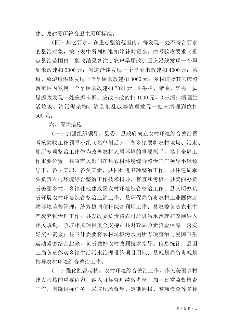 农村环境综合整治工作实施方案（三）_第3页
