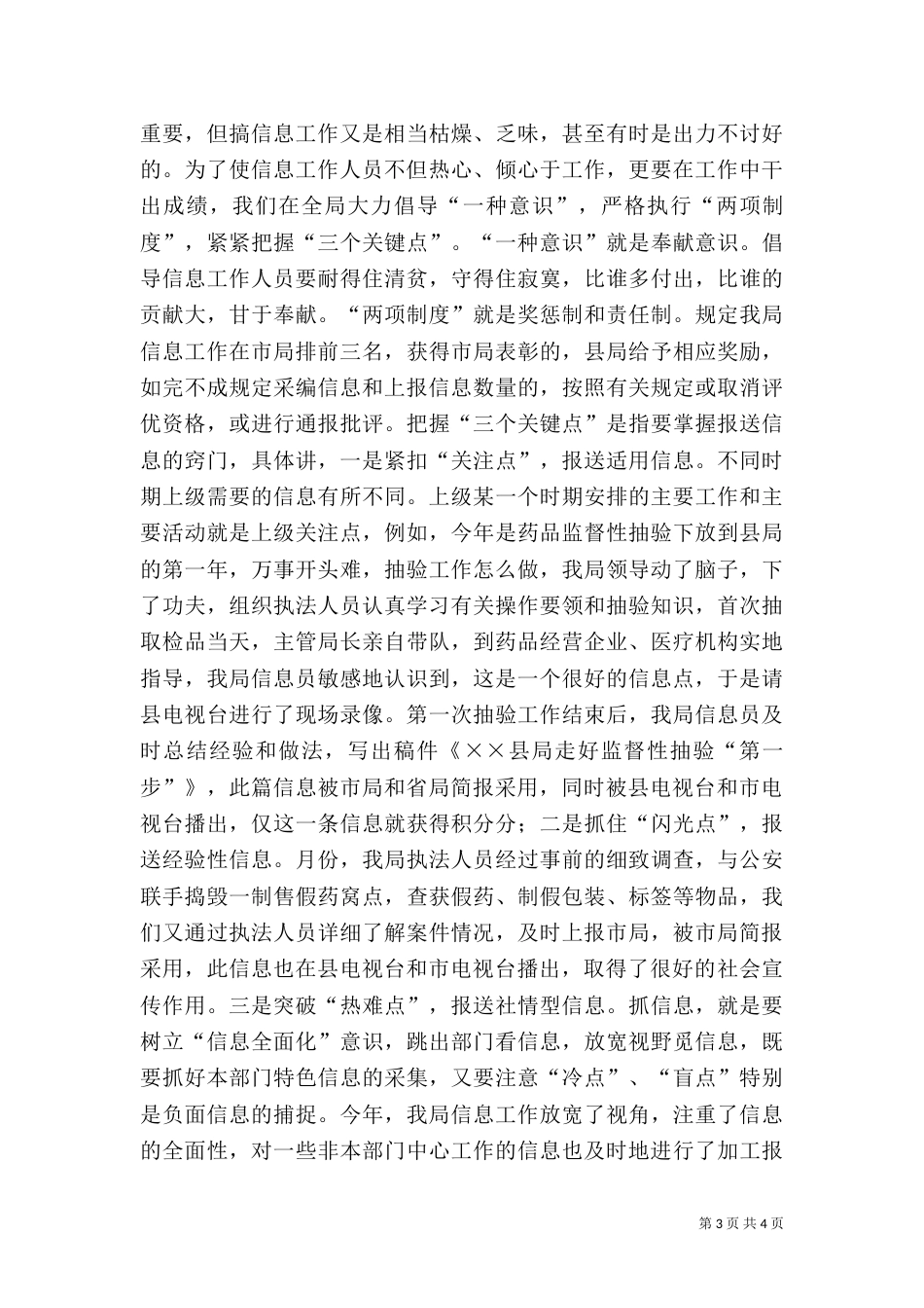 药监局信息工作总结（四）_第3页