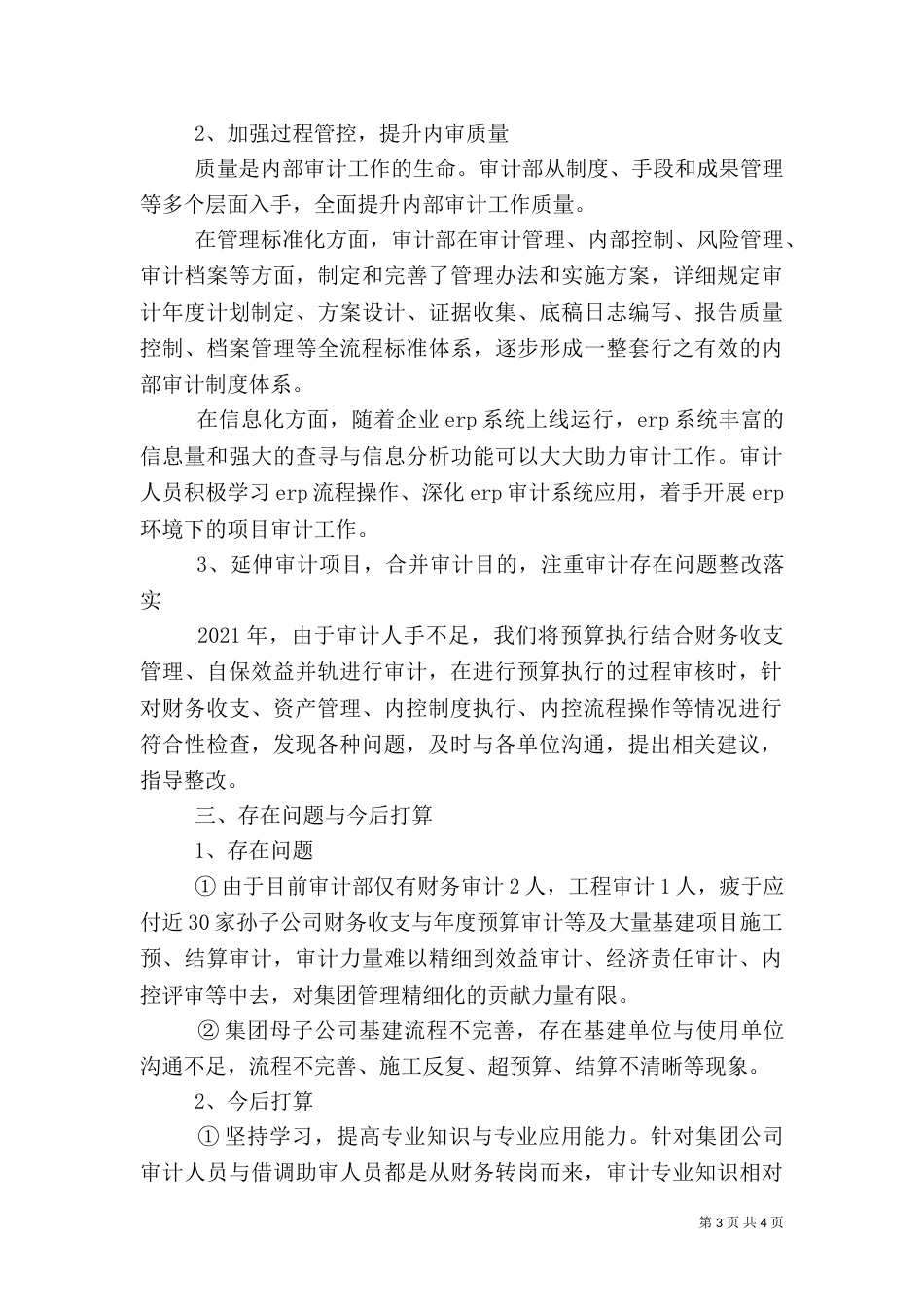审计局年终工作总结范文（三）_第3页