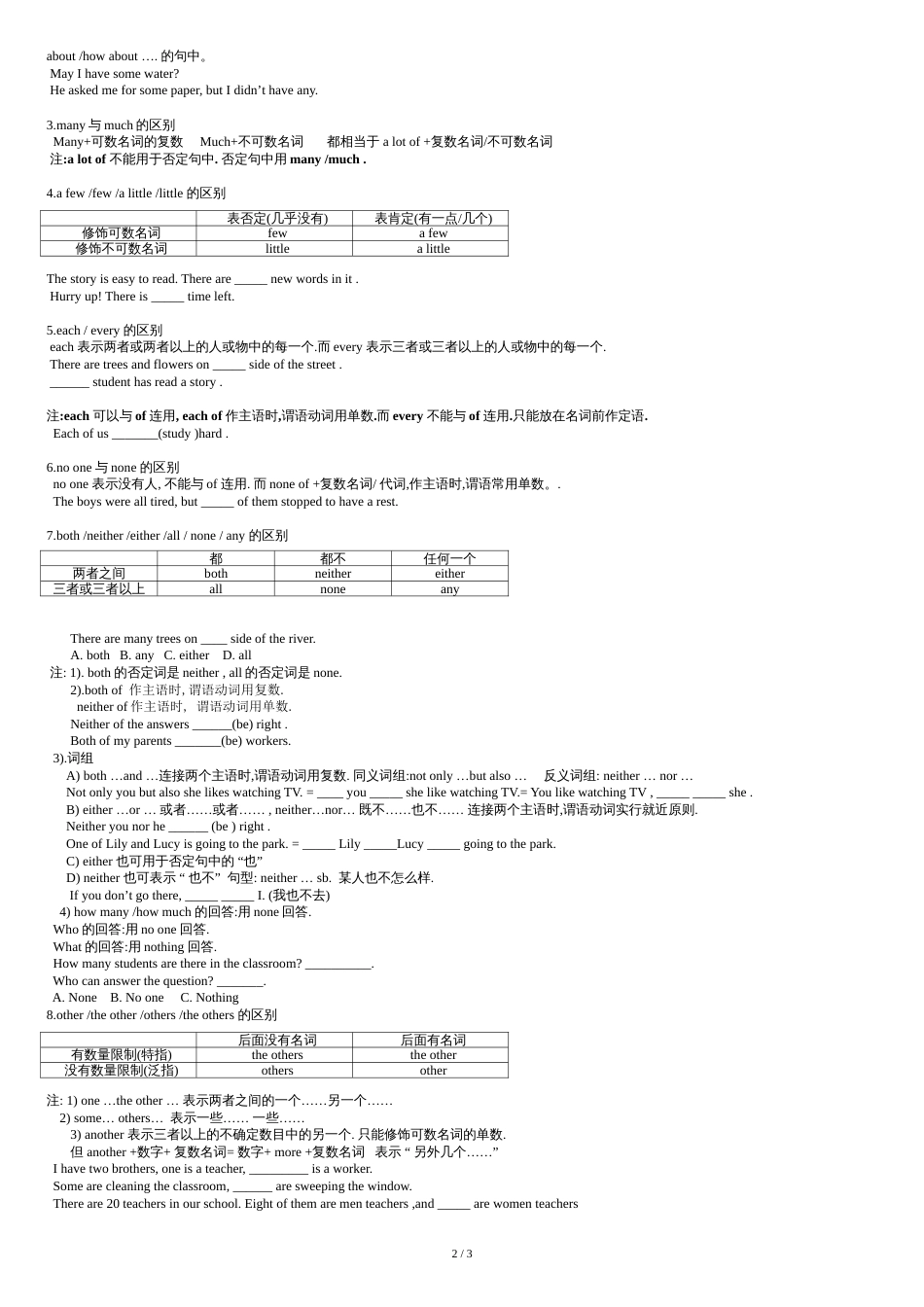 中考英语代词知识点总复习[共4页]_第2页