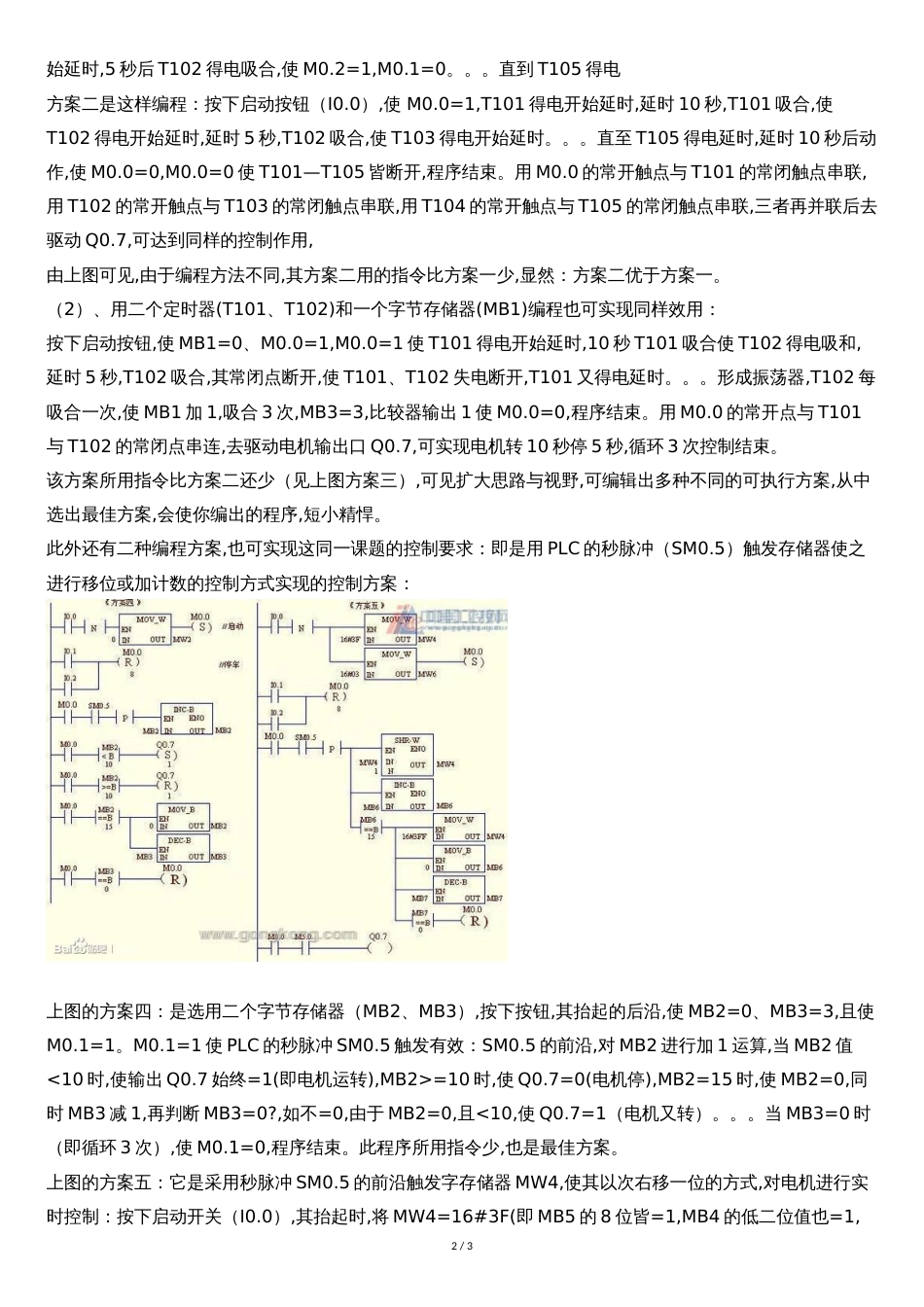 西门子200PLC编程实例[共3页]_第2页