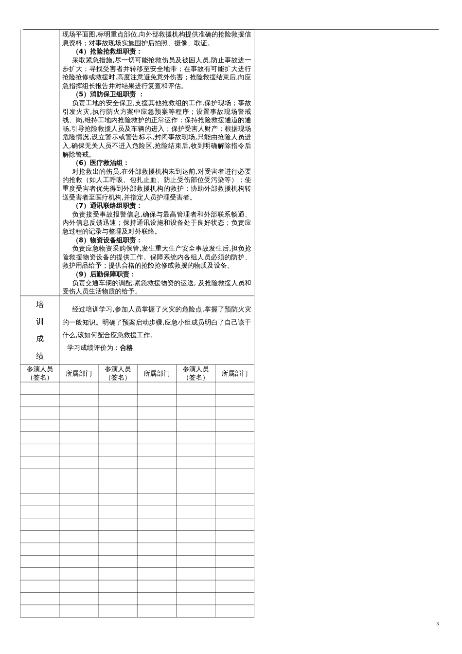 应急预案演练记录(火灾)[共6页]_第3页