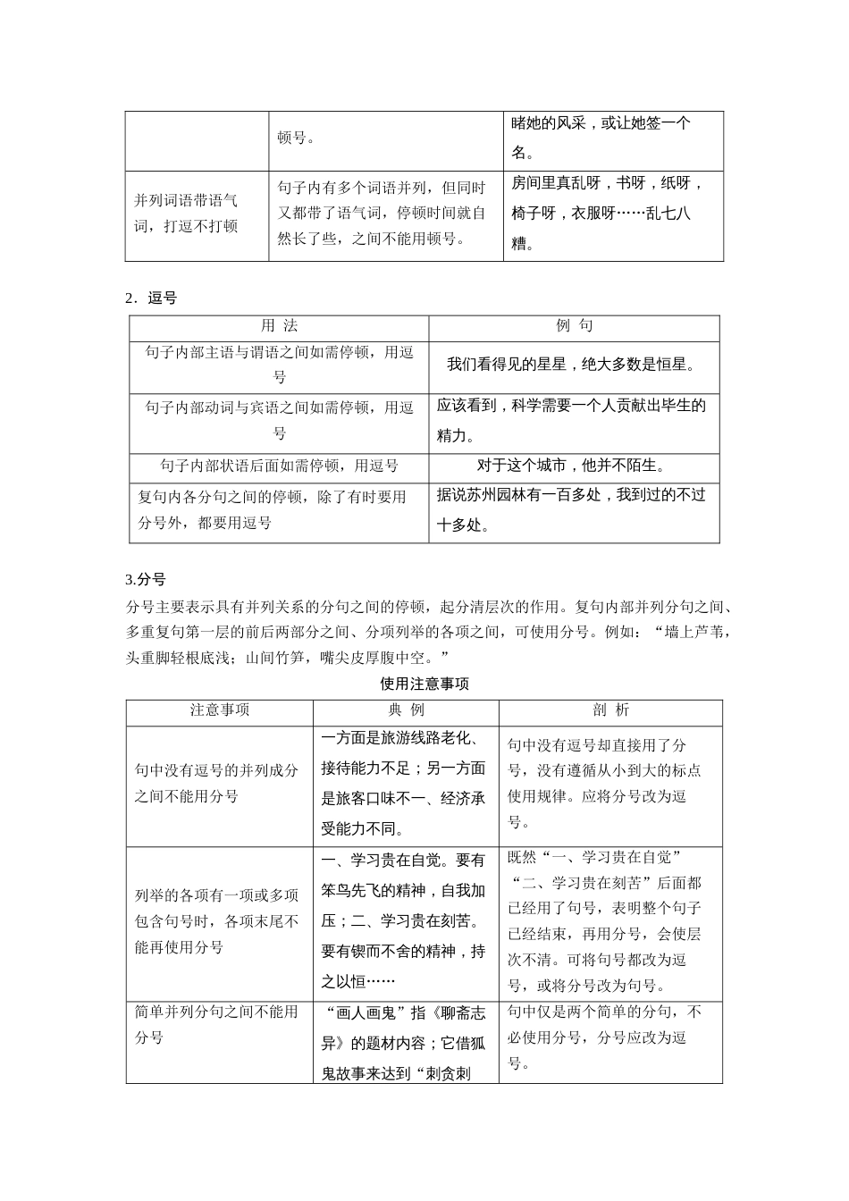 语文高考复习板块1 语言策略与技能 学案8　正确使用标点符号—理解语意，掌握用法_第2页