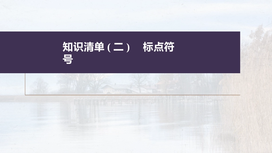 高中语文高考复习板块1 语言策略与技能 学案8　正确使用标点符号—理解语意，掌握用法_第2页