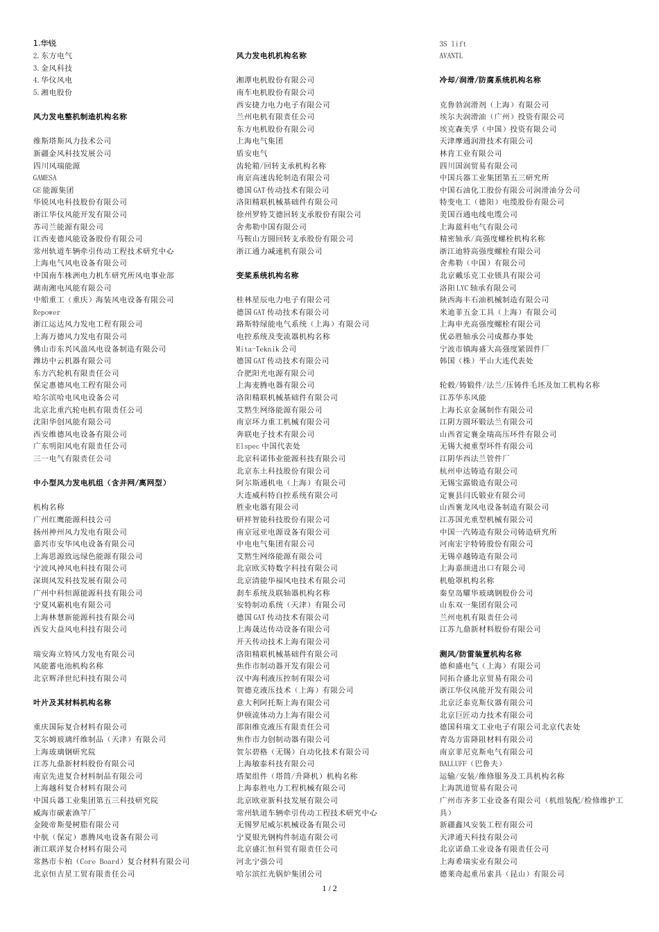 中国风电企业排名[共4页]_第1页