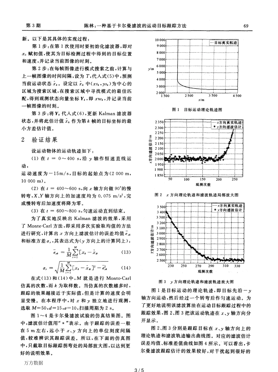 一种基于卡尔曼滤波的运动目标跟踪方法_第3页