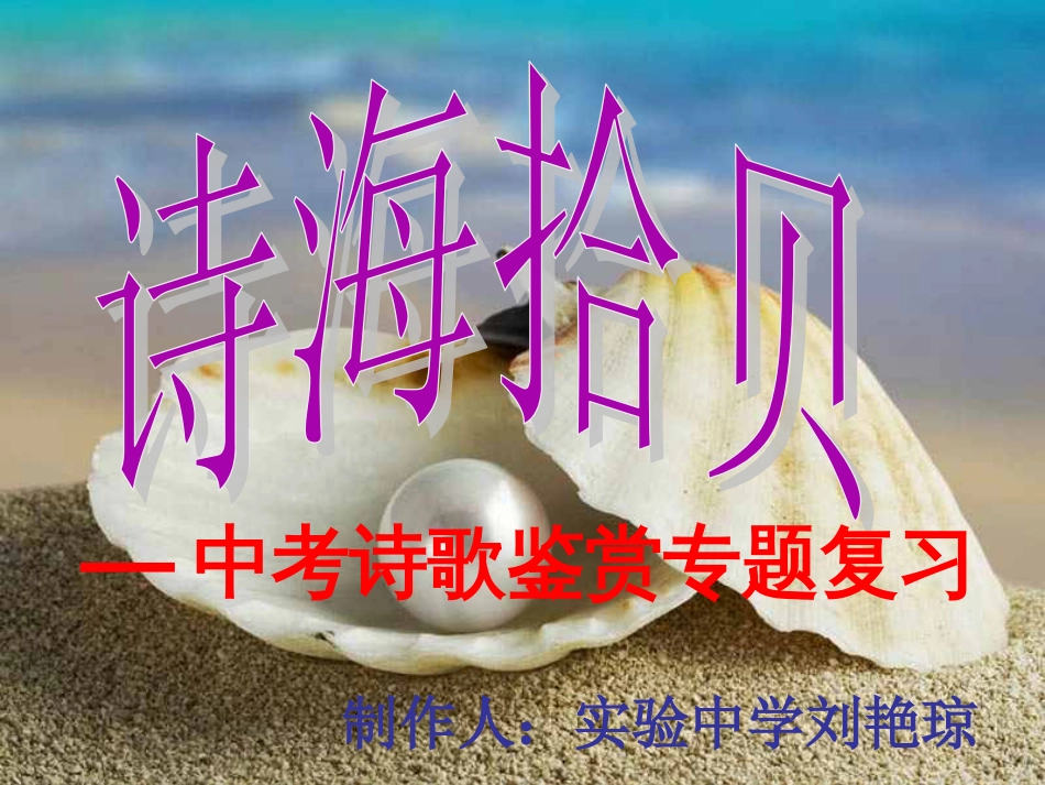 中考语文诗歌鉴赏专题复习[共60页]_第2页