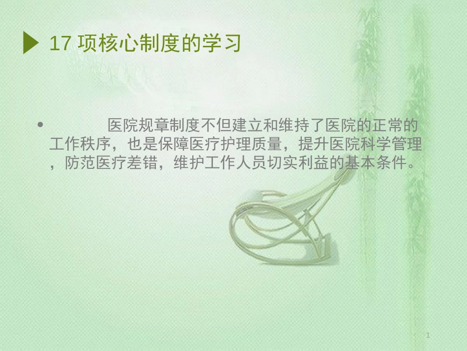 医疗核心制度PPT[共27页]_第1页
