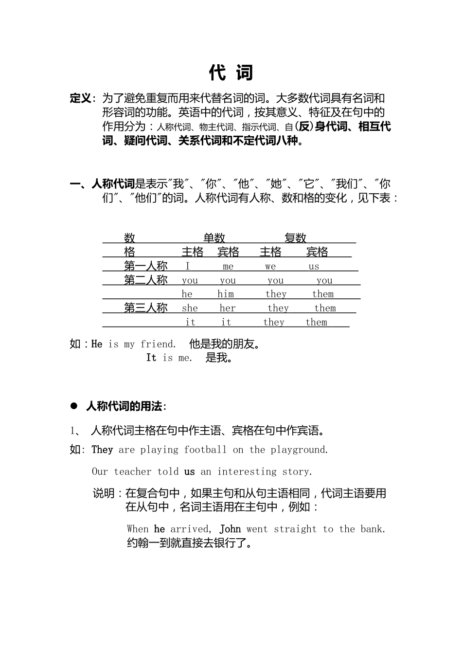 高中英语第一轮复习知识点教案_第1页