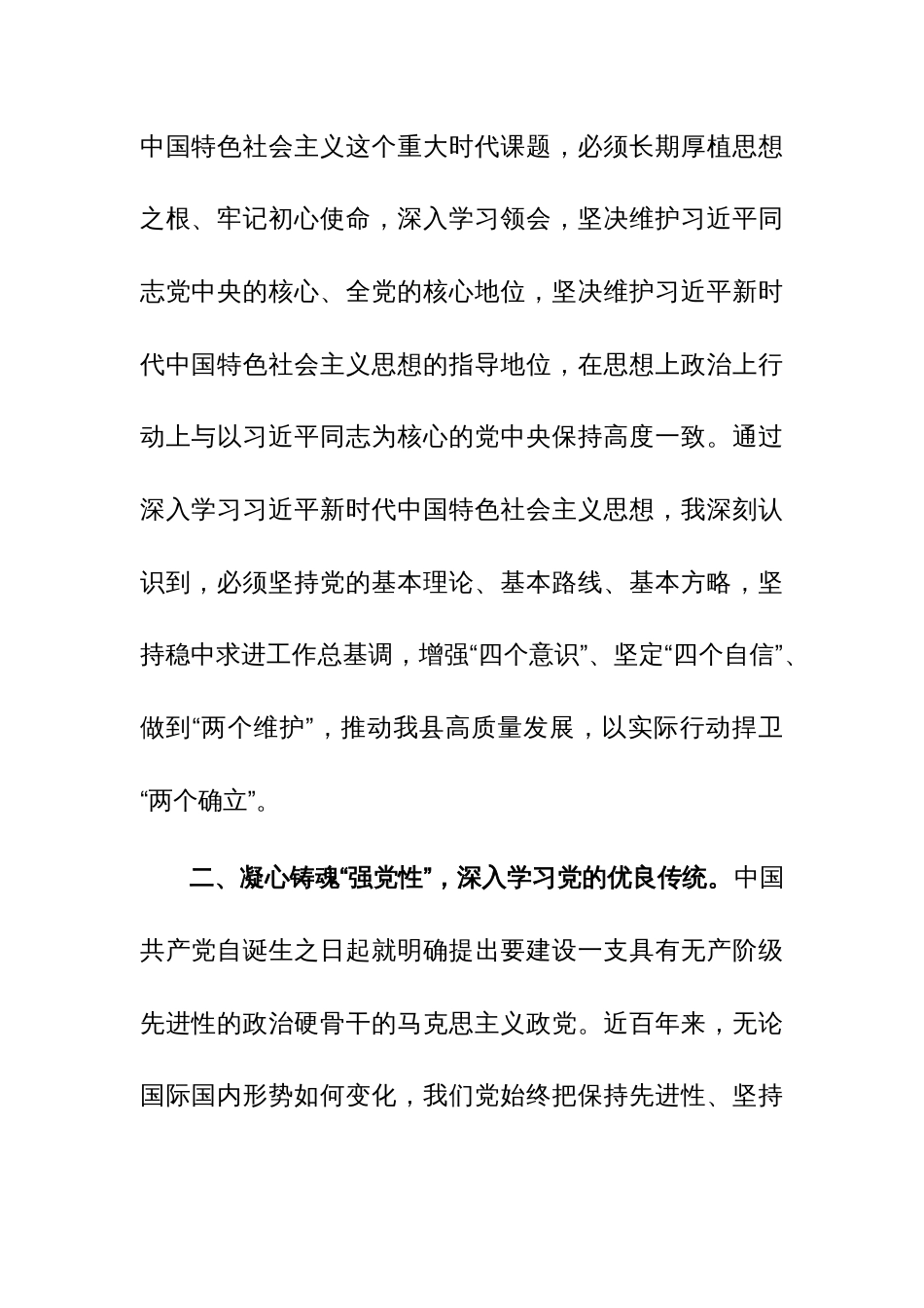 县长在县委主题教育第二次交流研讨会上的发言材料范文_第2页