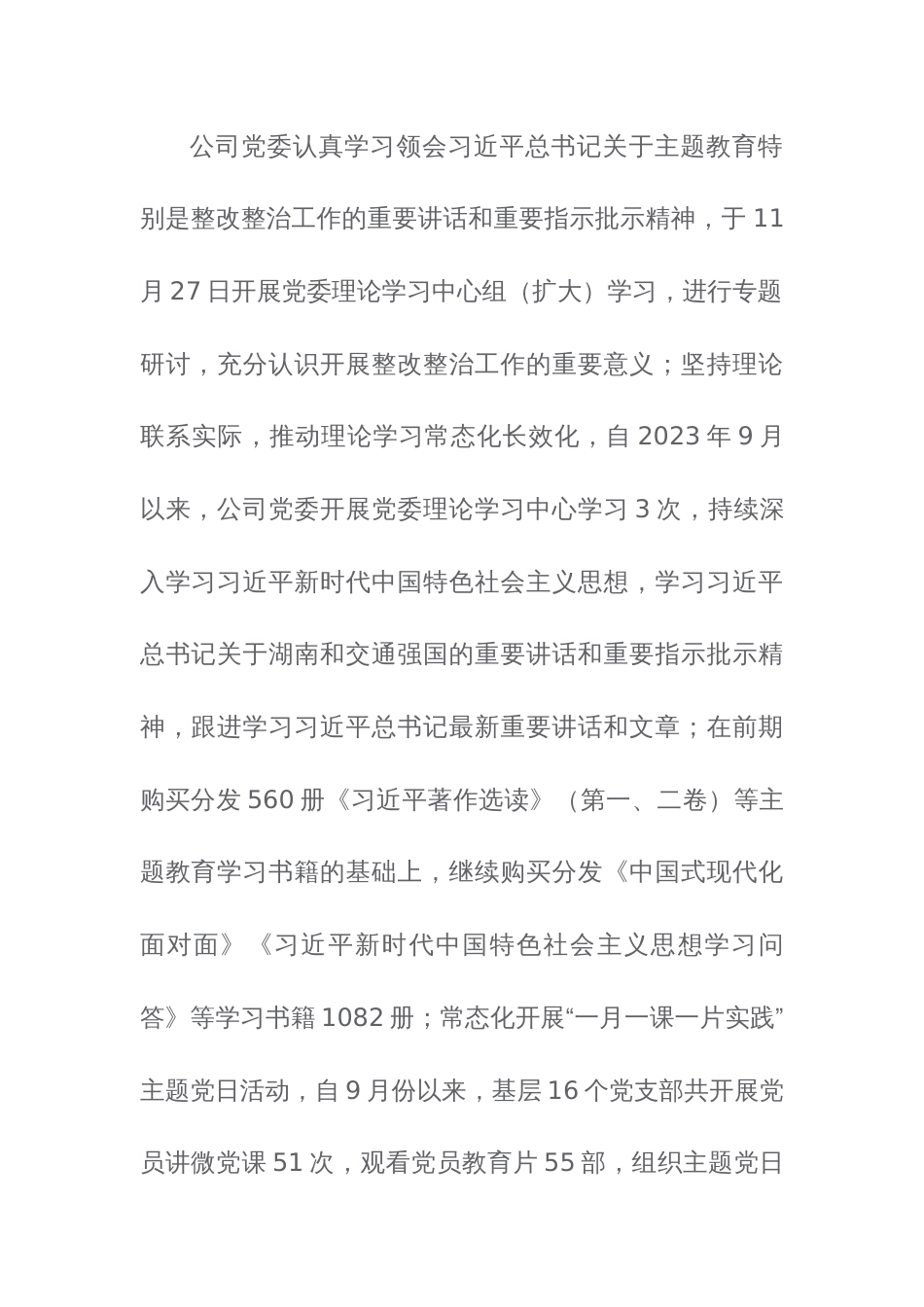 2023年主题教育整改落实情况“回头看”情况专项自查报告参考范文_第2页