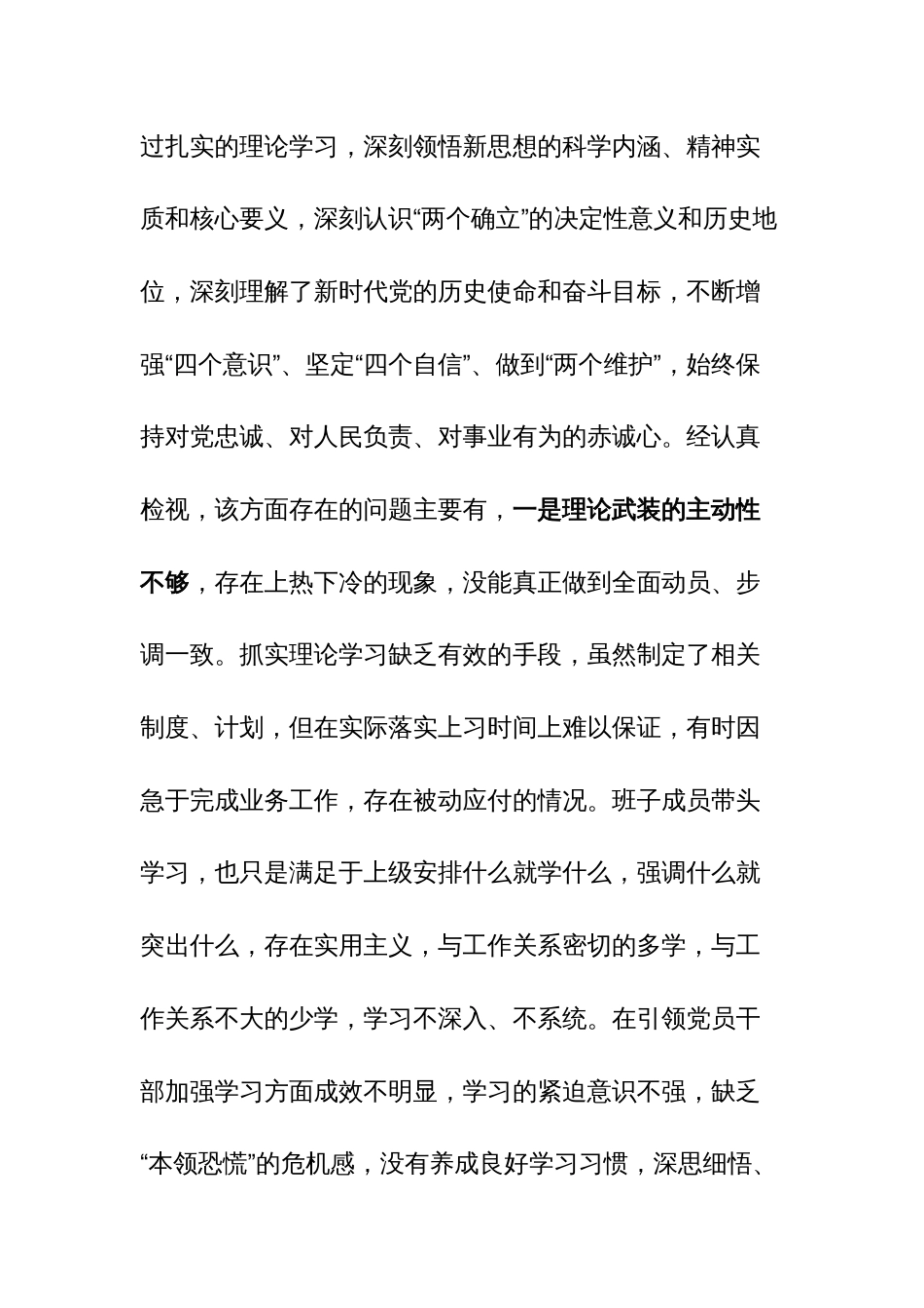 2023年主题教育专题会议个人（班子）检视剖析材料参考范文2篇_第3页