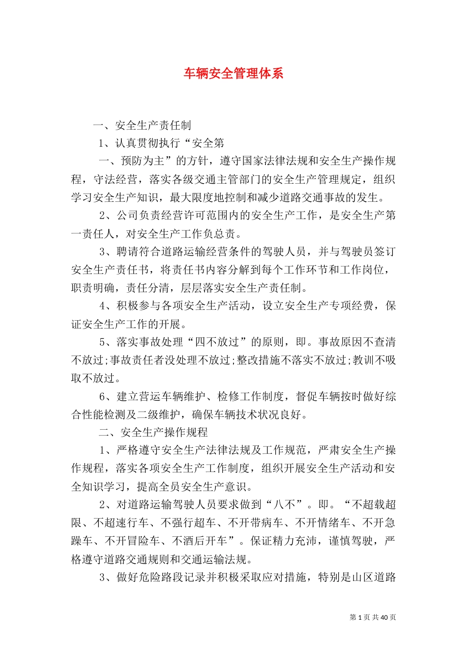 车辆安全管理体系_第1页